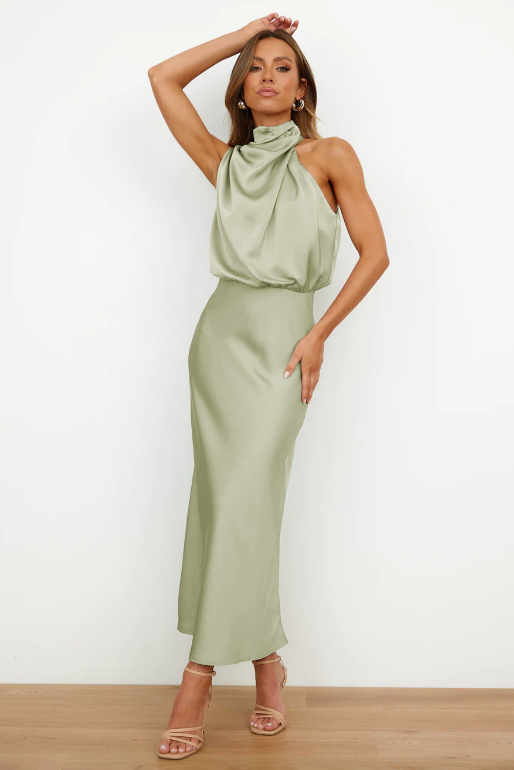 Liv - Long Satin Dress