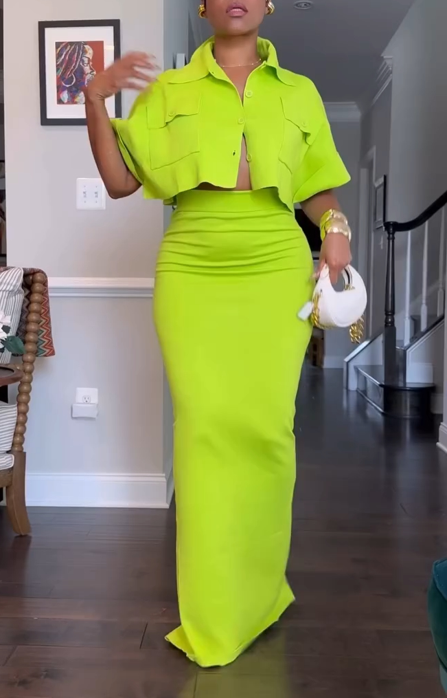 Caya - Skirt and Top Set
