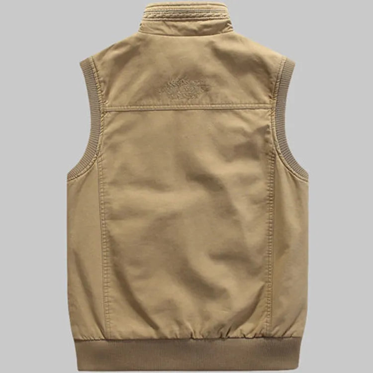Armando - Vintage Style Multi-Pocket Vest for Men