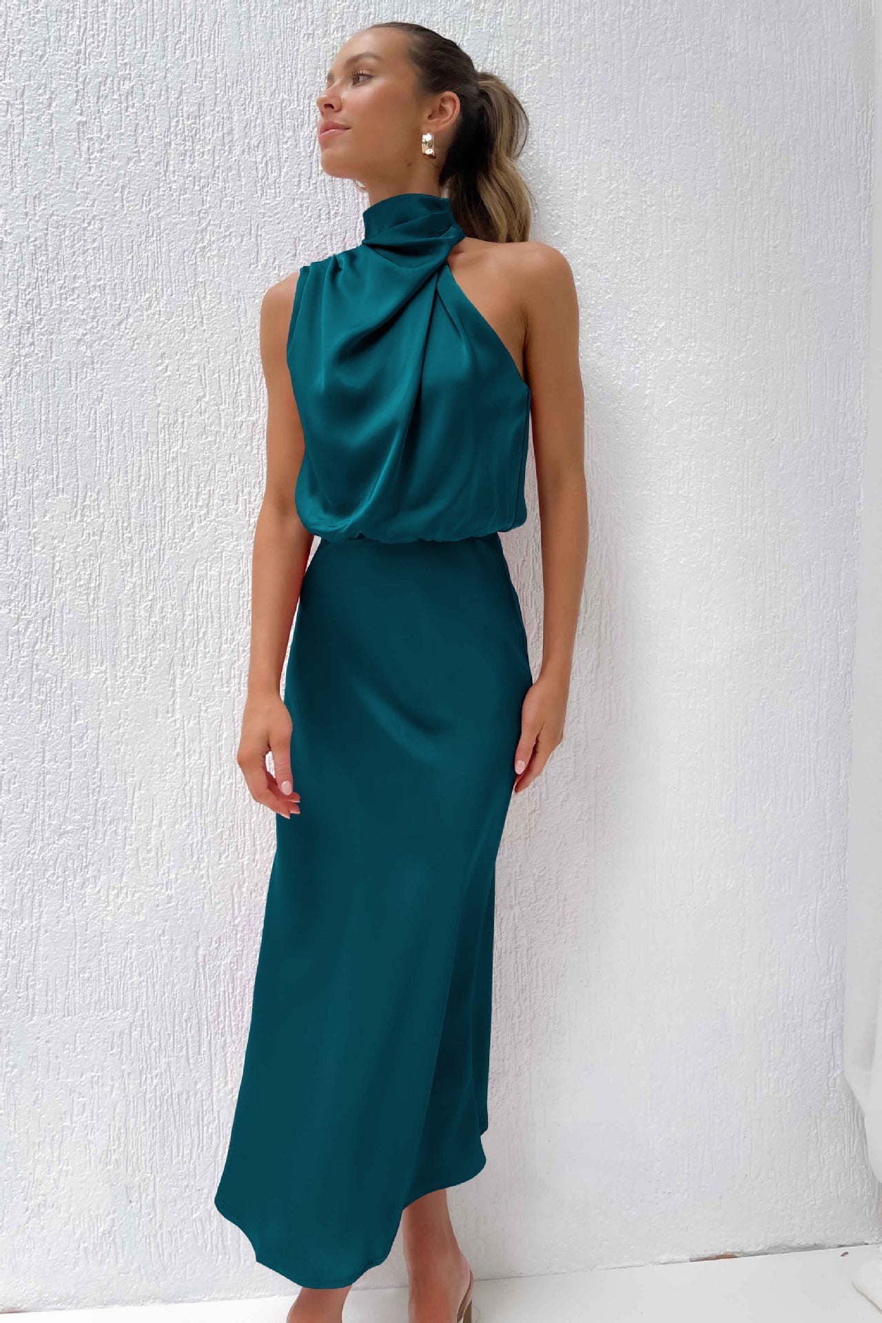 Liv - Long Satin Dress