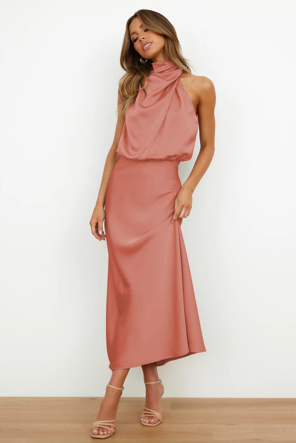 Liv - Long Satin Dress