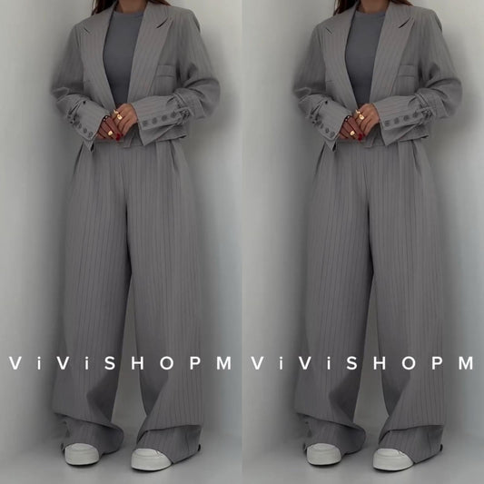 Suria - Trouser and Blazer Set