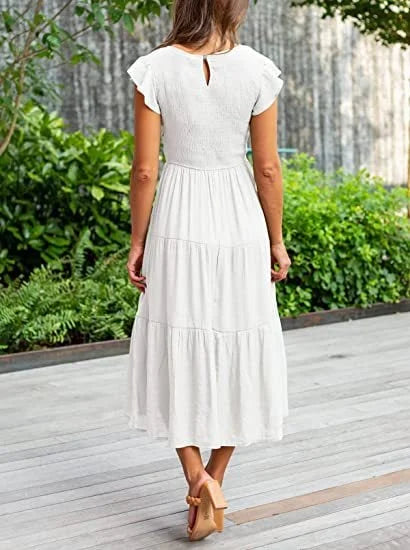 Desiree™ - Cool Midi Dress for Summer