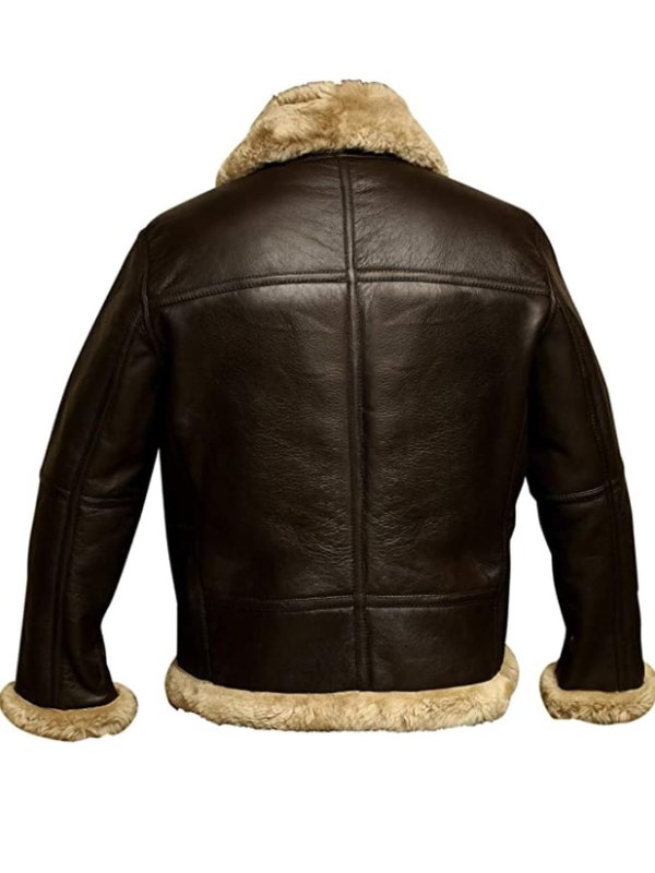 Marlo™ - Men's leather jacket with fleece lining