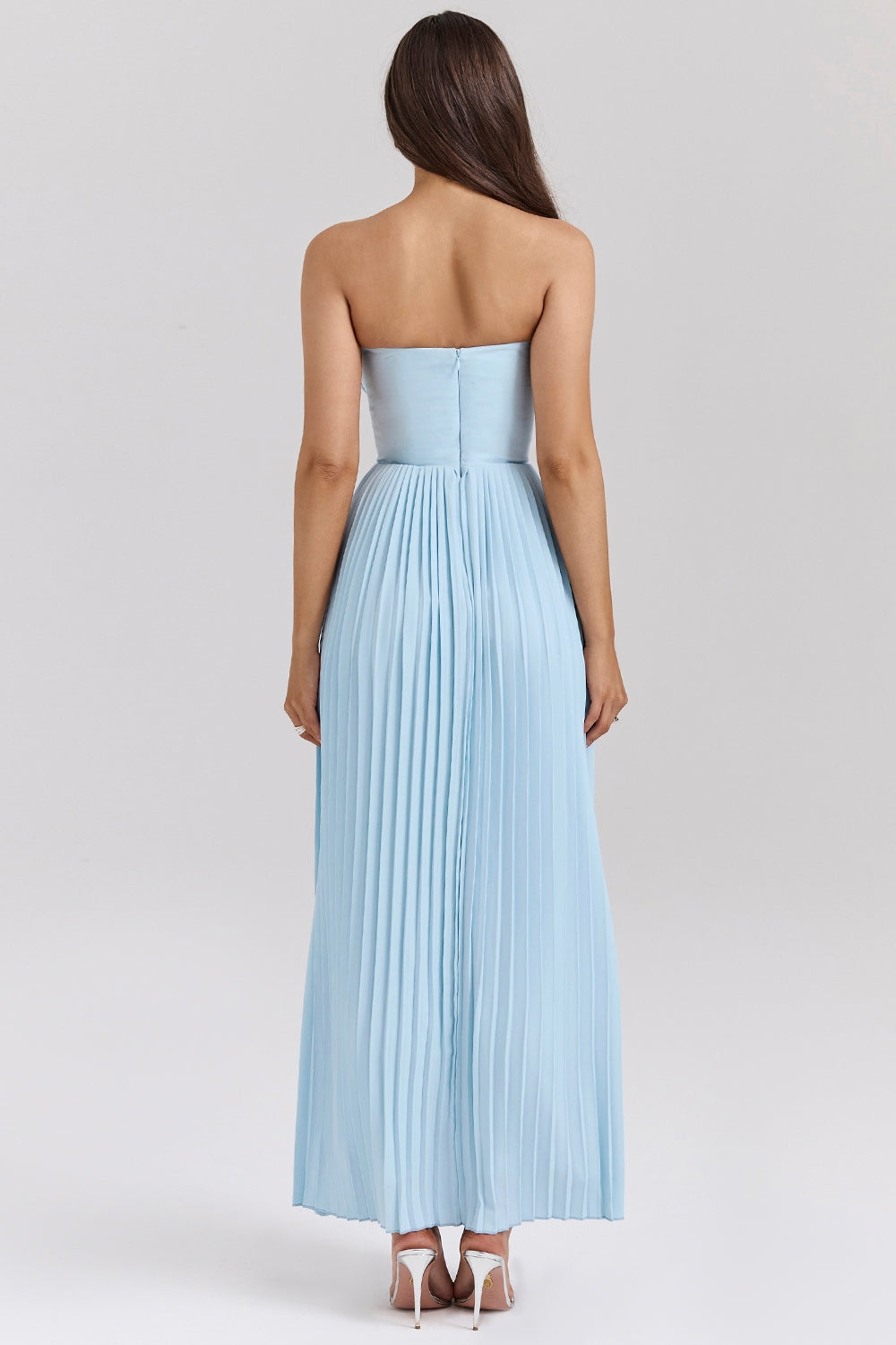 Queta - Pleated Dress for Parties
