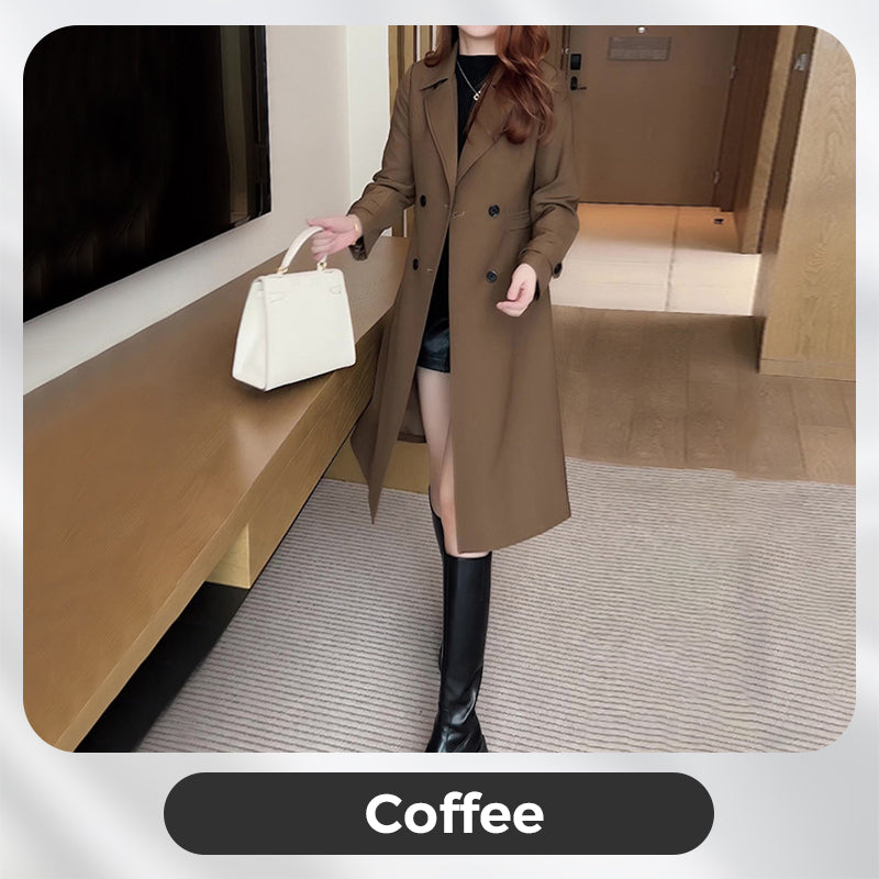 Harley™ - Women's Elegant Warm Trench Coat