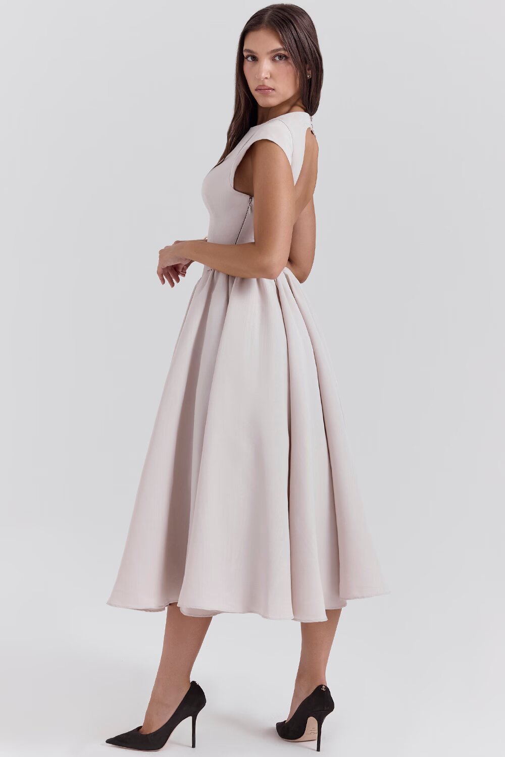 Aspen™ - High Waist Midi Dress