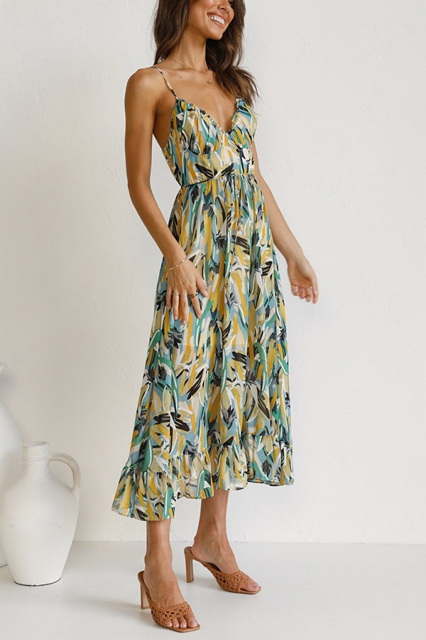 Giselle™ - Colourful Midi Dress