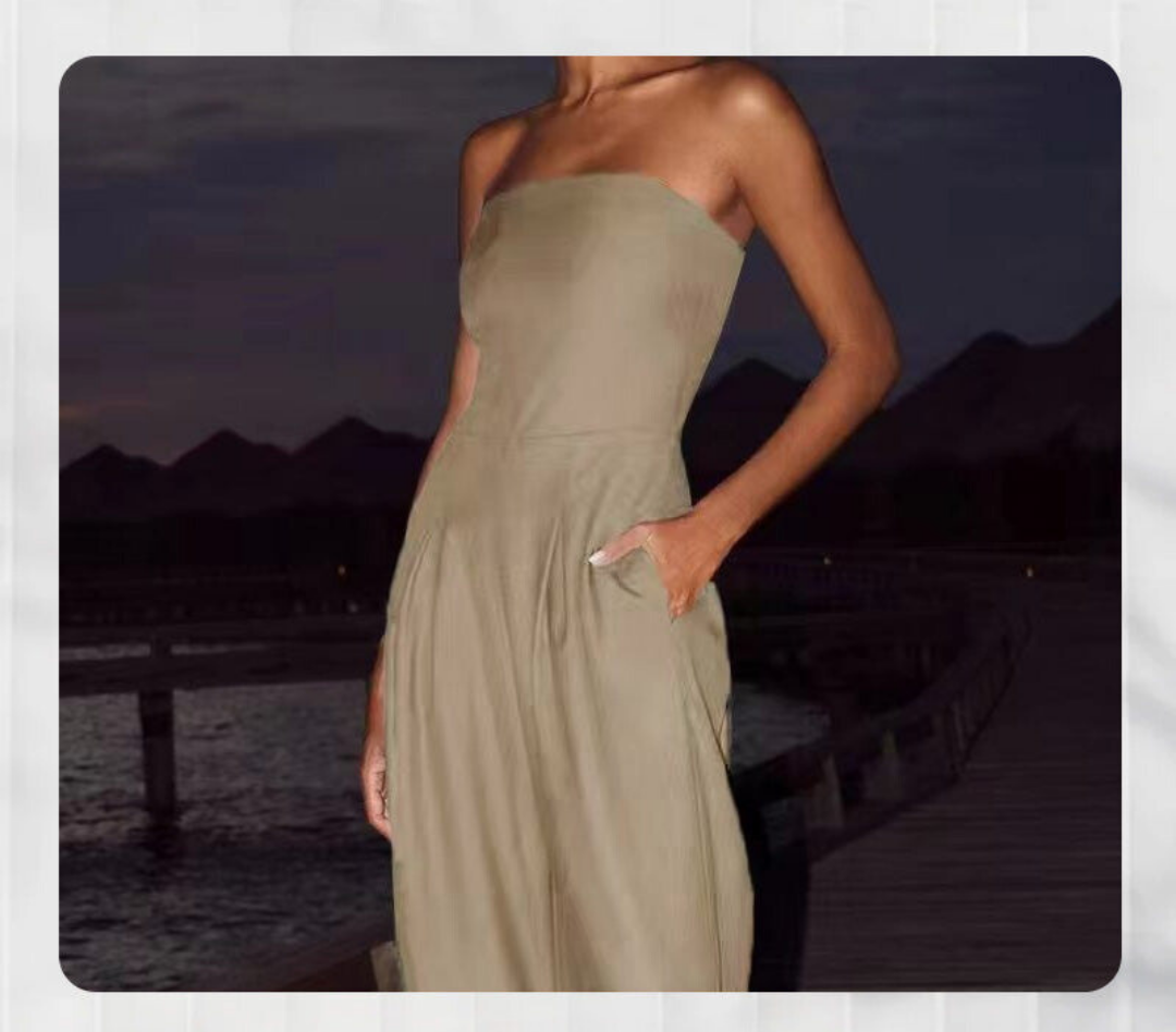 June™ - Comfortable Strapless Jumpsuit