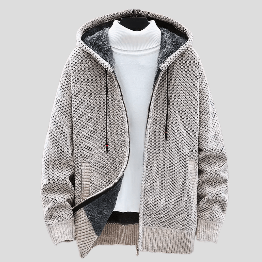 Warner - Knit Hoodie Sweatshirt
