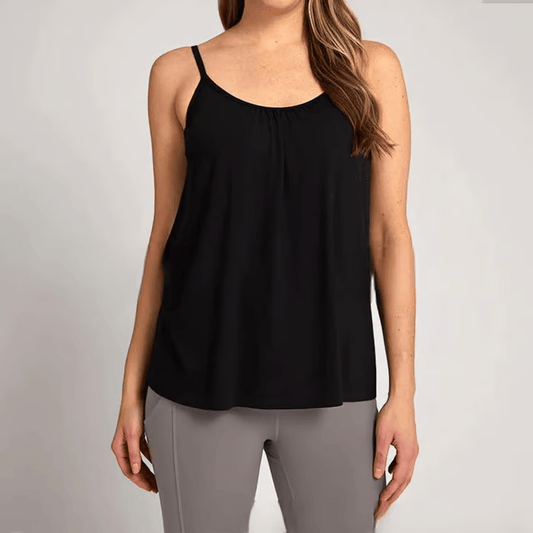 Adara™ - Loose-fitting sleeveless T-shirt