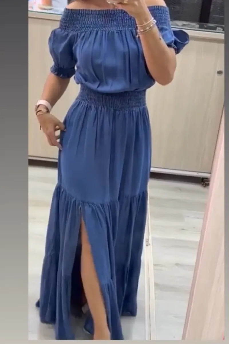 Abir™ - Long Denim Dress