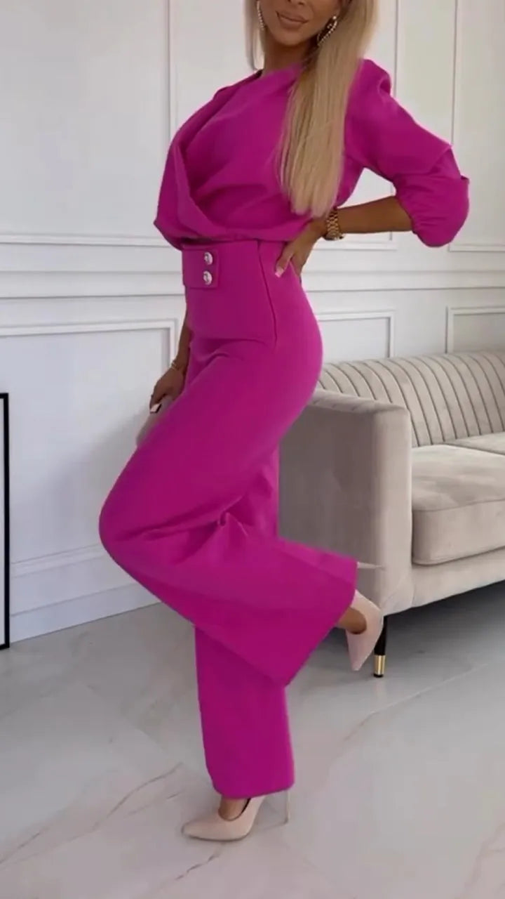 Lirio™ - Casual V-neck suit
