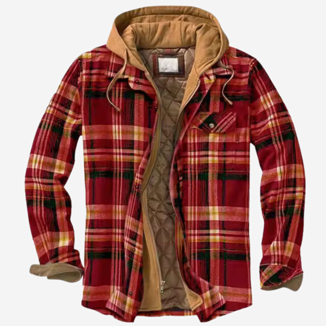 Elio™ - Men's Checkered Winter Jacket