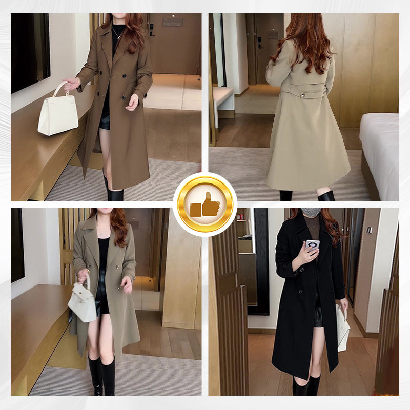 Harley™ - Women's Elegant Warm Trench Coat