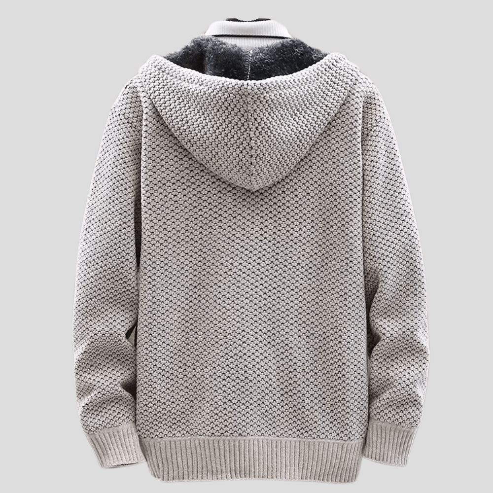 Warner - Knit Hoodie Sweatshirt