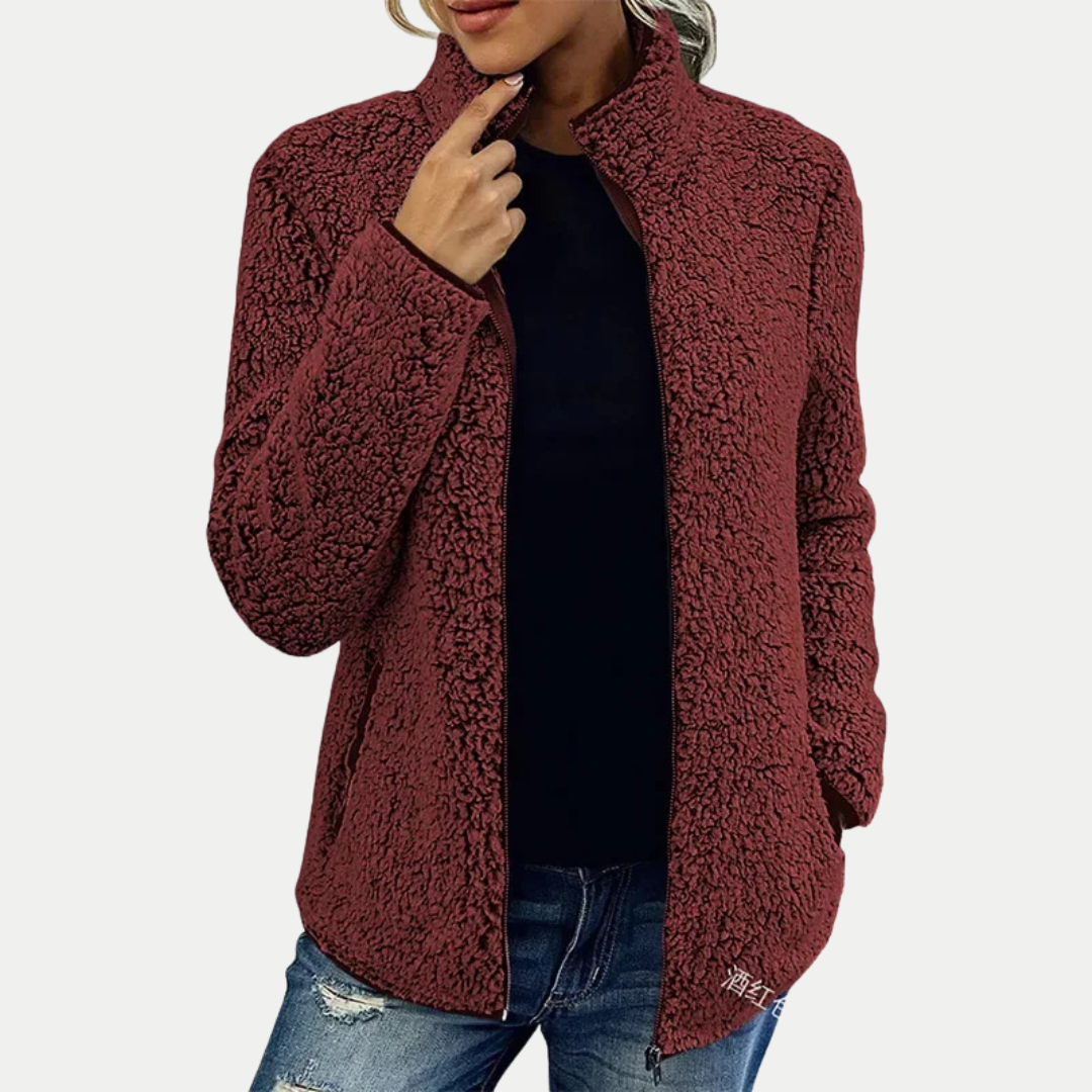 Isla - Zip-Up Fleece Jacket