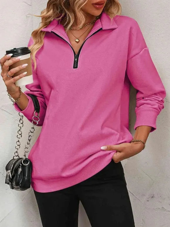 Olive™ - Zip-Up Sweater