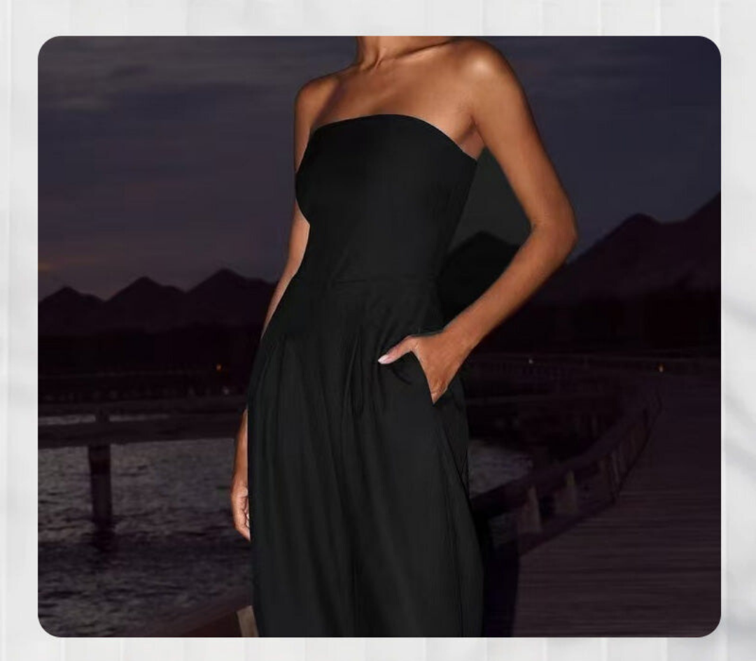 June™ - Comfortable Strapless Jumpsuit