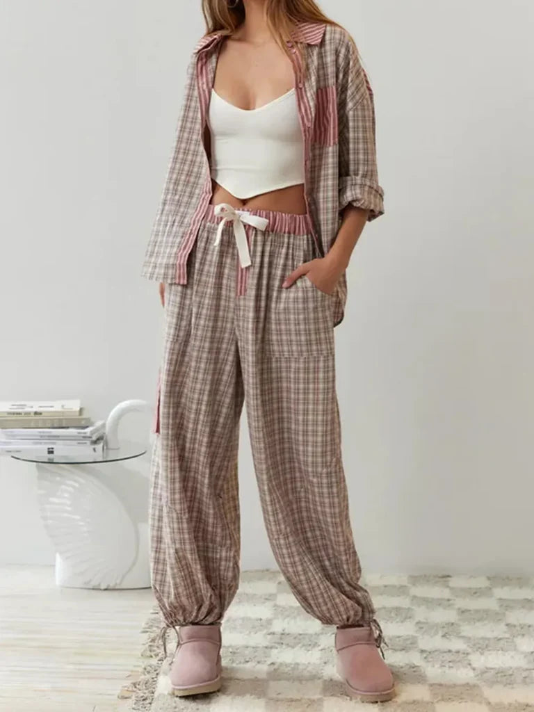 Hana™ - Pyjama Set with Trousers and Shirt