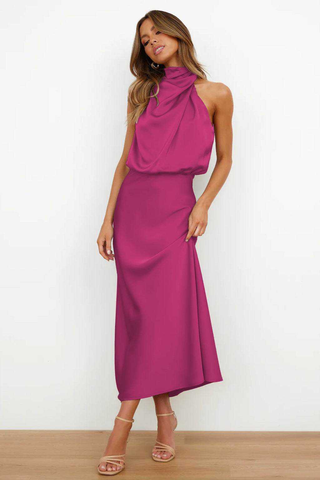 Liv - Long Satin Dress