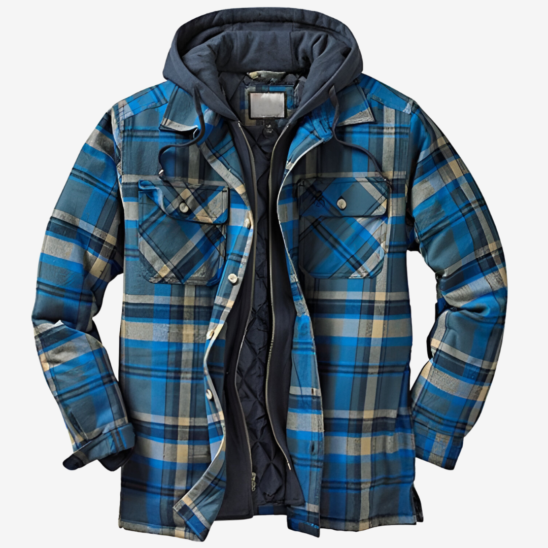 Elio™ - Men's Checkered Winter Jacket