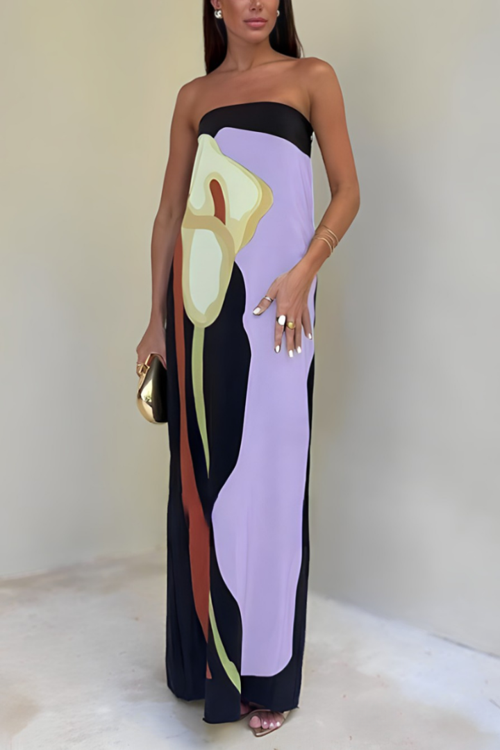 Nelsy™ - Long Strapless Party Dress