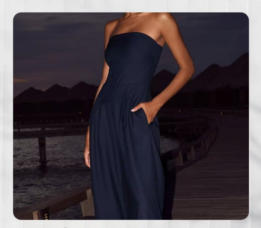 June™ - Comfortable Strapless Jumpsuit