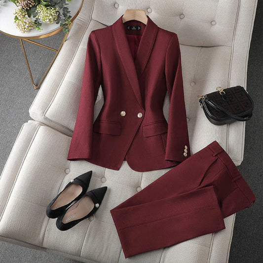 Kalea™ - Luxury Two-Piece Blazer and Trousers Set