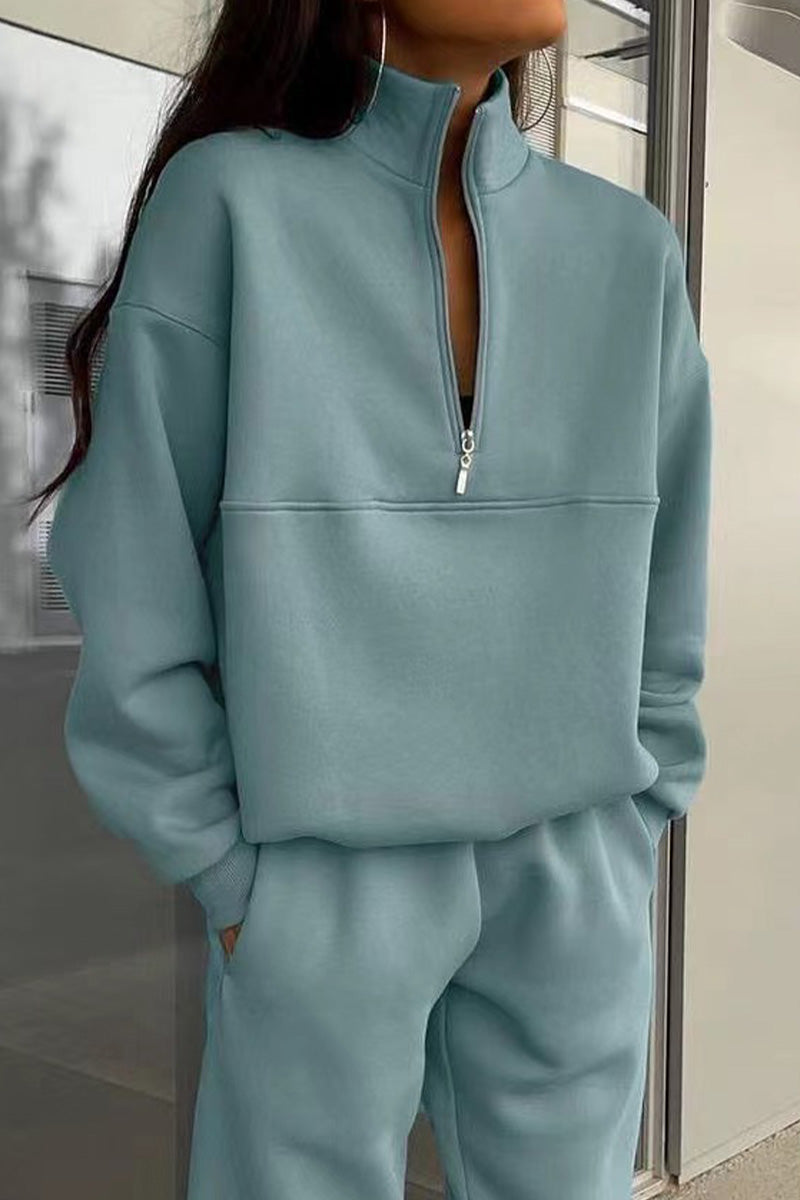 Sahira™ - Comfortable and fresh two-piece tracksuit in a cotton blend