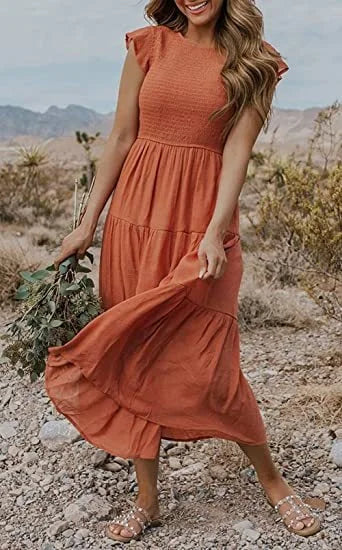 Desiree™ - Cool Midi Dress for Summer