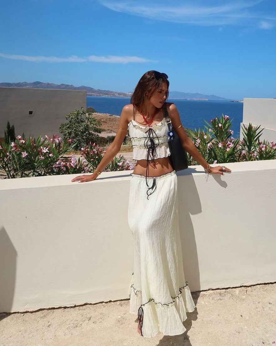 Aubree™ - Bohemian Style Skirt and Top Set