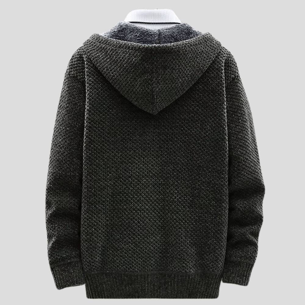 Warner - Knit Hoodie Sweatshirt