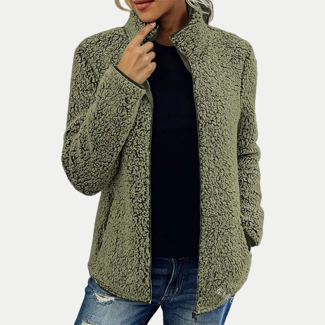Isla - Zip-Up Fleece Jacket