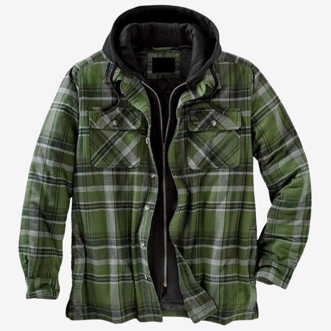 Elio™ - Men's Checkered Winter Jacket