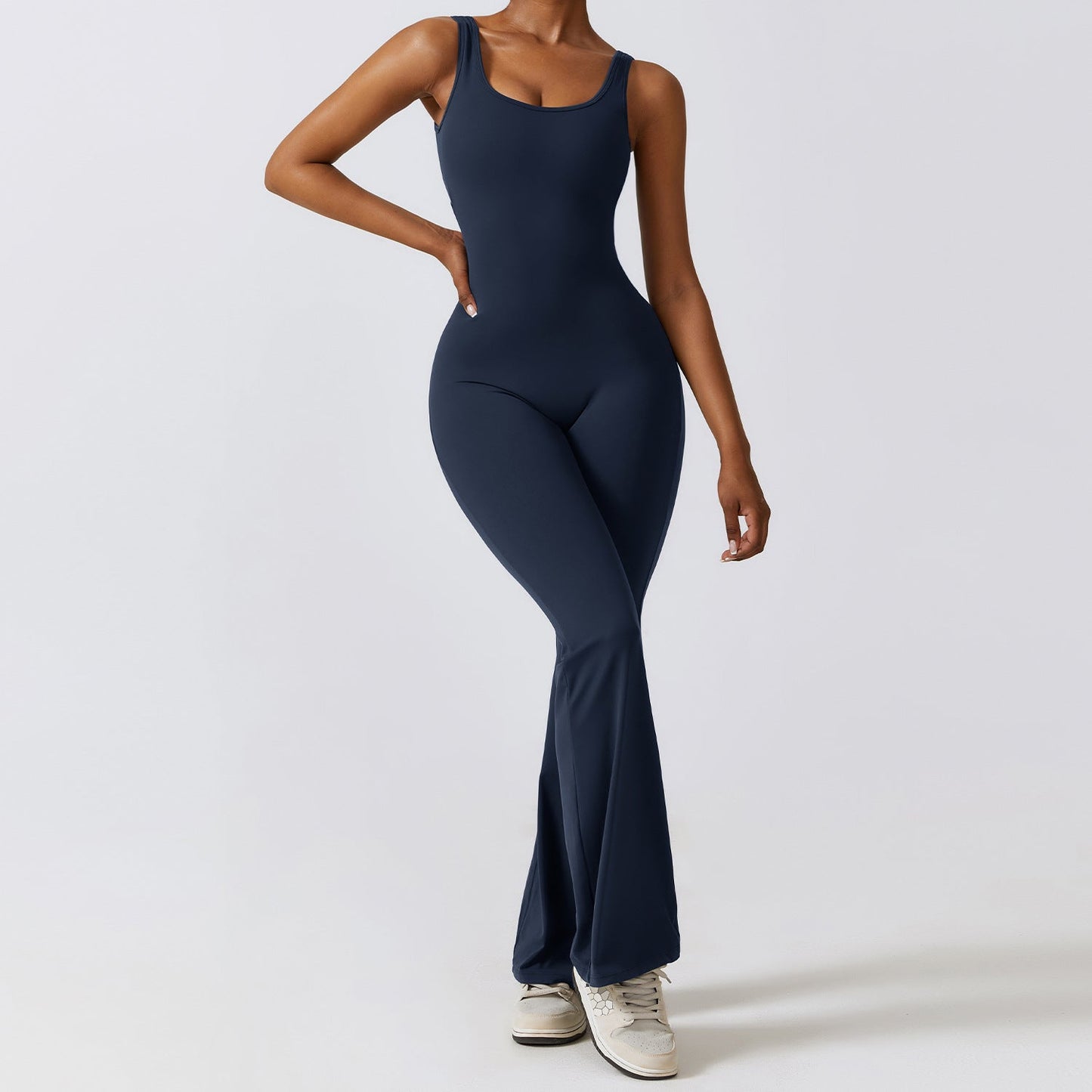 Lutiqe™ - Scrunch Butt Flare Jumpsuit