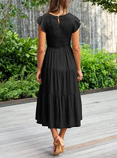 Desiree™ - Cool Midi Dress for Summer