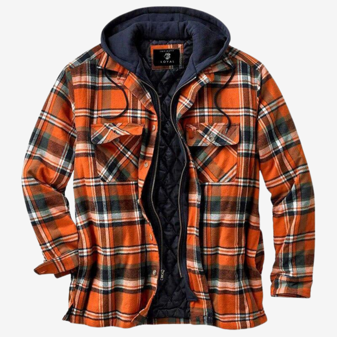Elio™ - Men's Checkered Winter Jacket