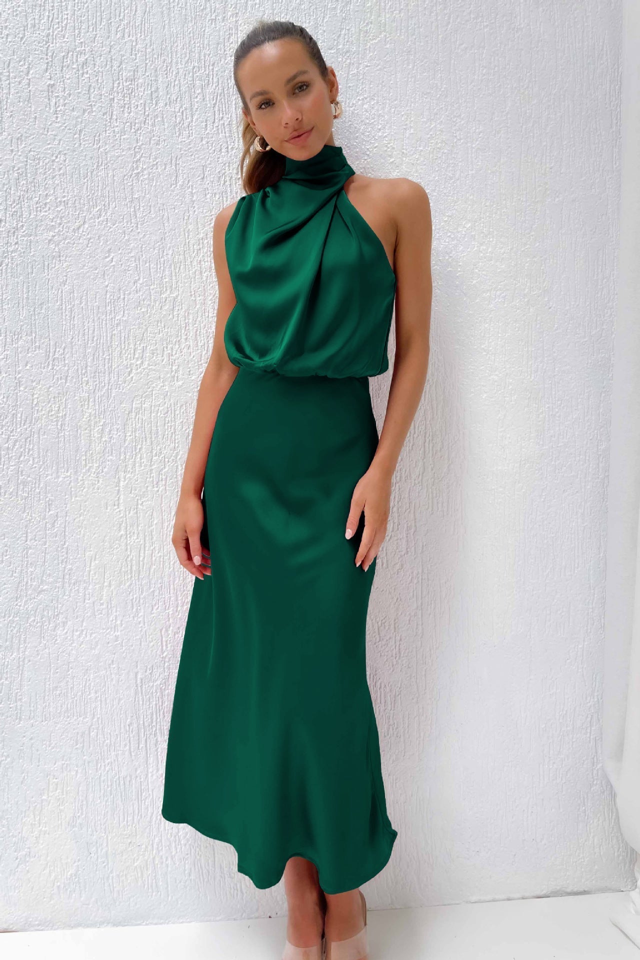 Liv - Long Satin Dress