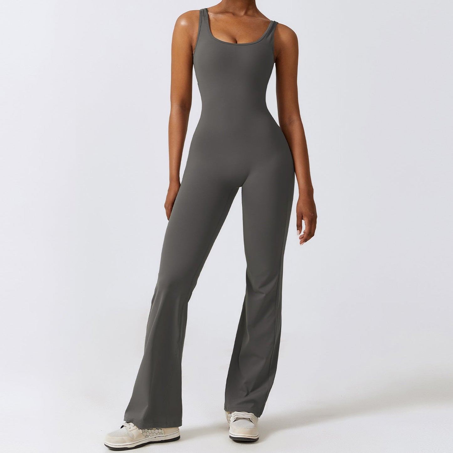 Lutiqe™ - Scrunch Butt Flare Jumpsuit