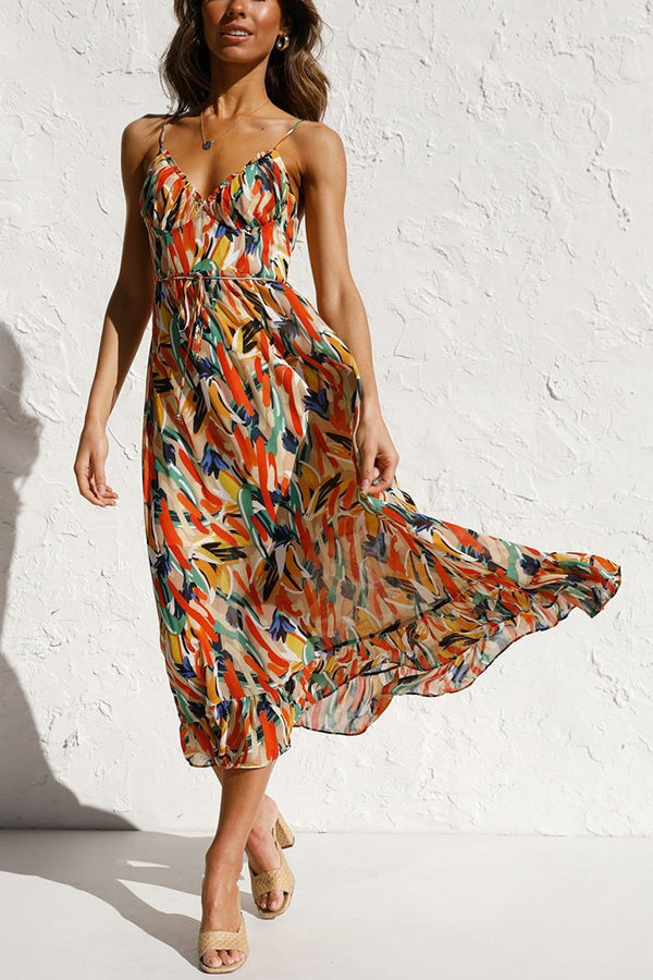 Giselle™ - Colourful Midi Dress