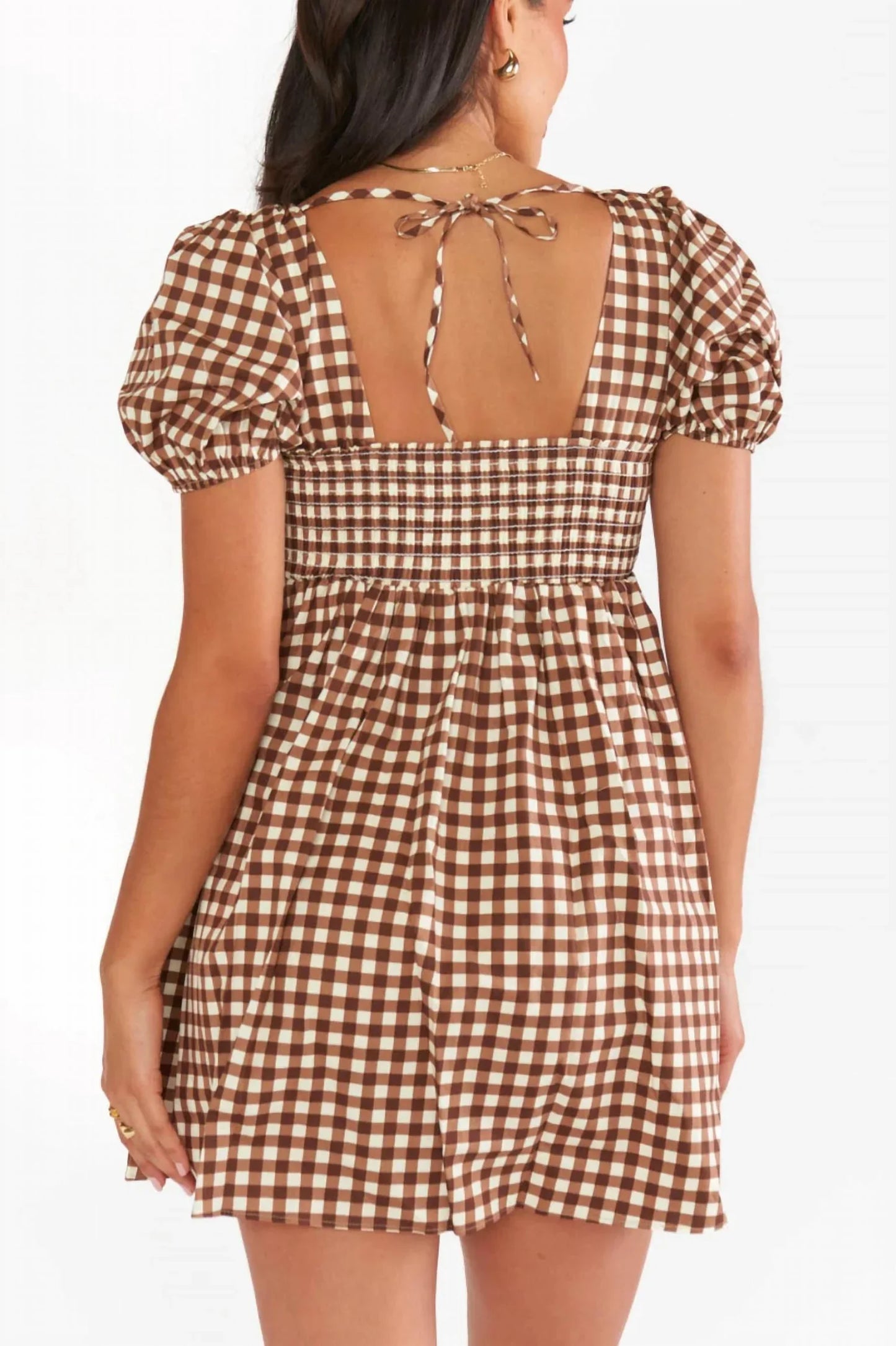 Prietta™ - Short Check Dress