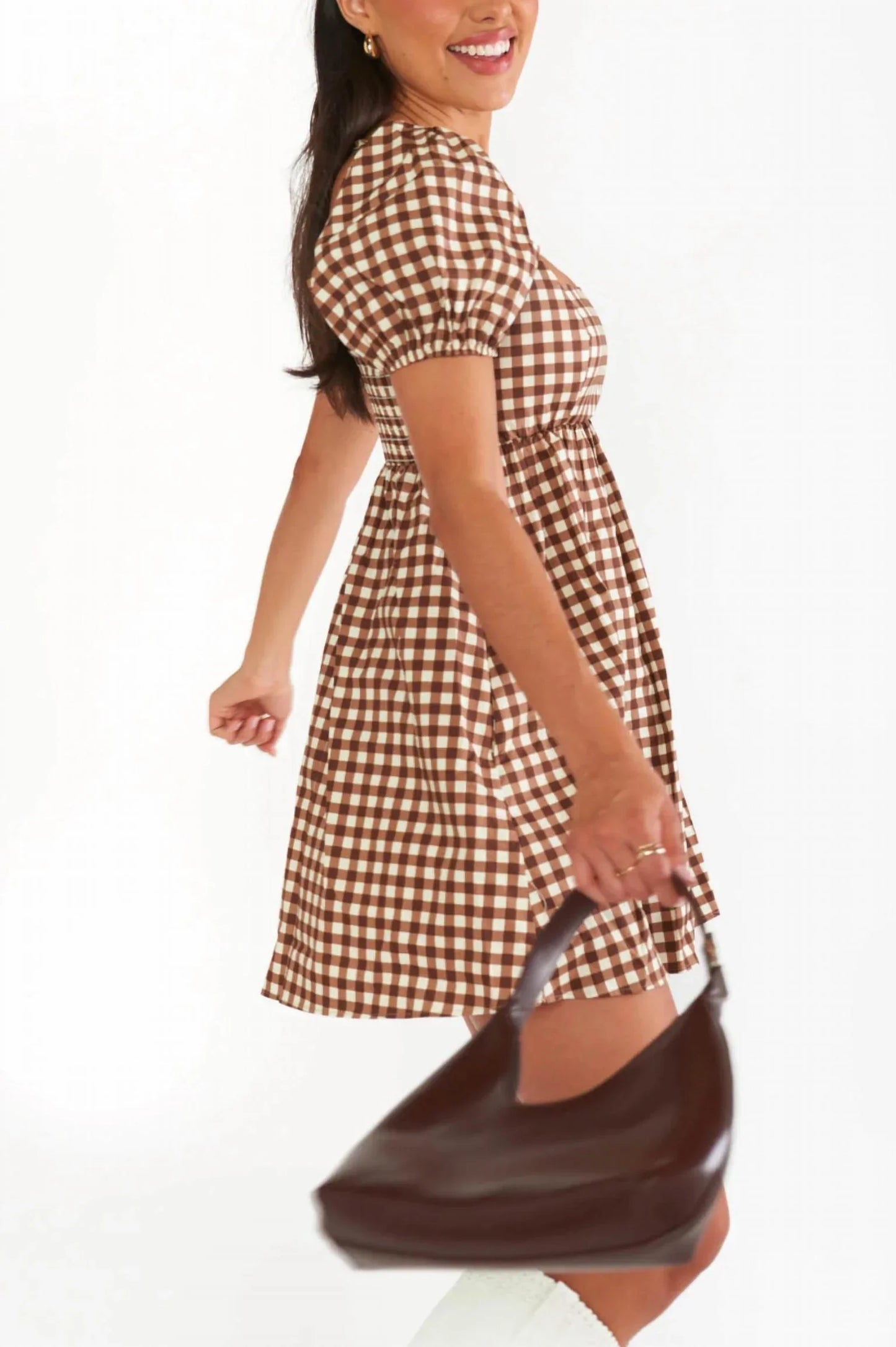 Prietta™ - Short Check Dress