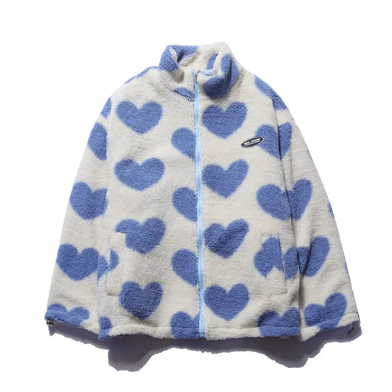 Sandine™ - Winter Jacket with Heart-Patterned Fleece Lining