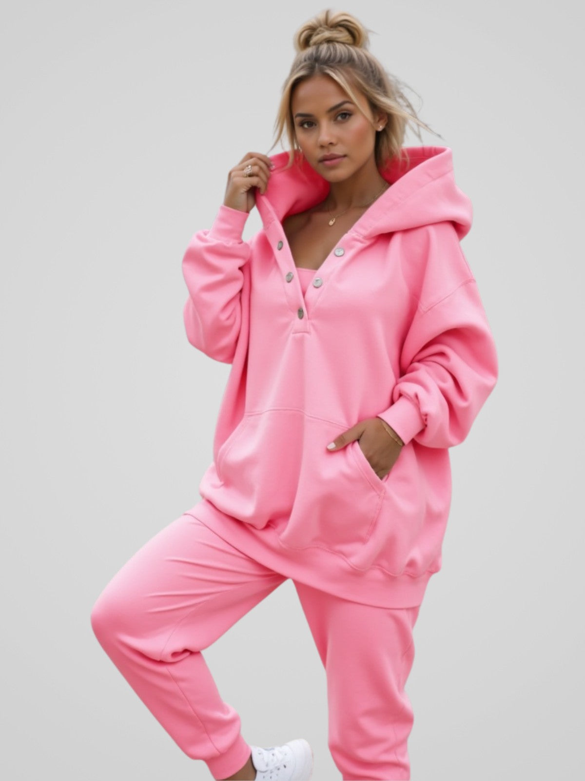 Delilah™ - Oversized Snap-Fit Hoodie
