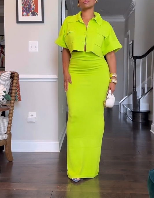 Caya - Skirt and Top Set