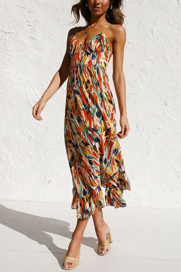 Giselle™ - Colourful Midi Dress