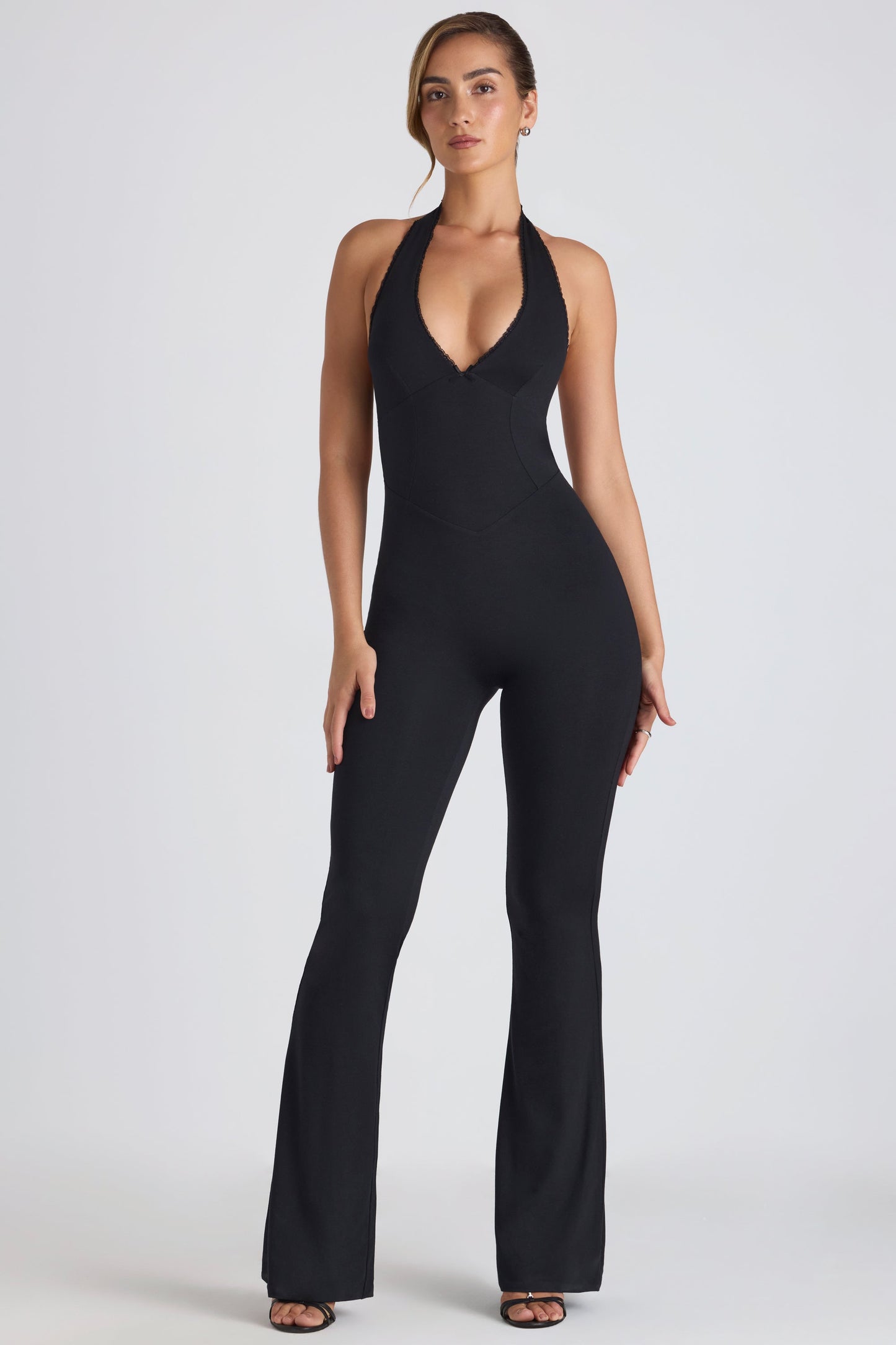 Samaray™ - Flared Jumpsuit in Sports Style