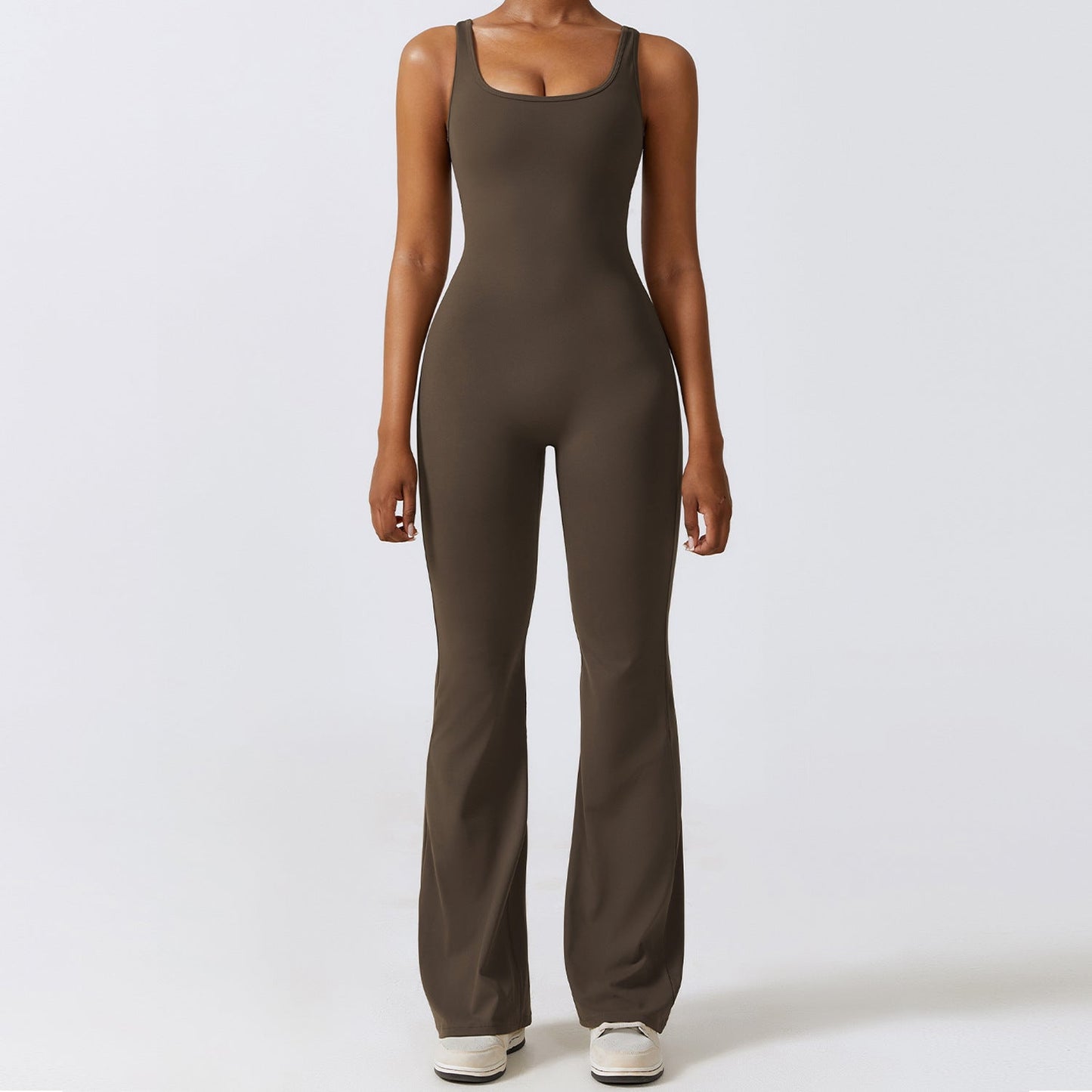 Lutiqe™ - Scrunch Butt Flare Jumpsuit
