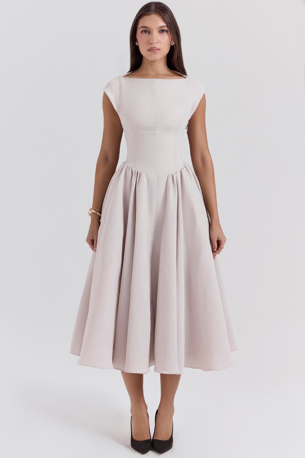 Aspen™ - High Waist Midi Dress